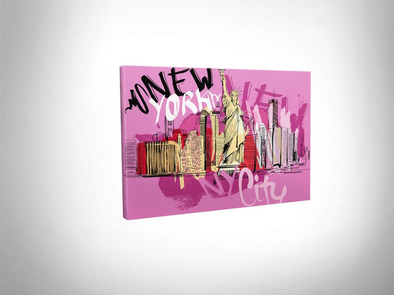 Dekorativ Canvasbilde 30x40 cm - Flerfarget - Innredning - Bilder & kunst - Lerretsbilder