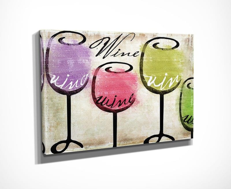 Dekorativ Canvasbilde 30x40 cm - Flerfarget - Innredning - Bilder & kunst - Lerretsbilder