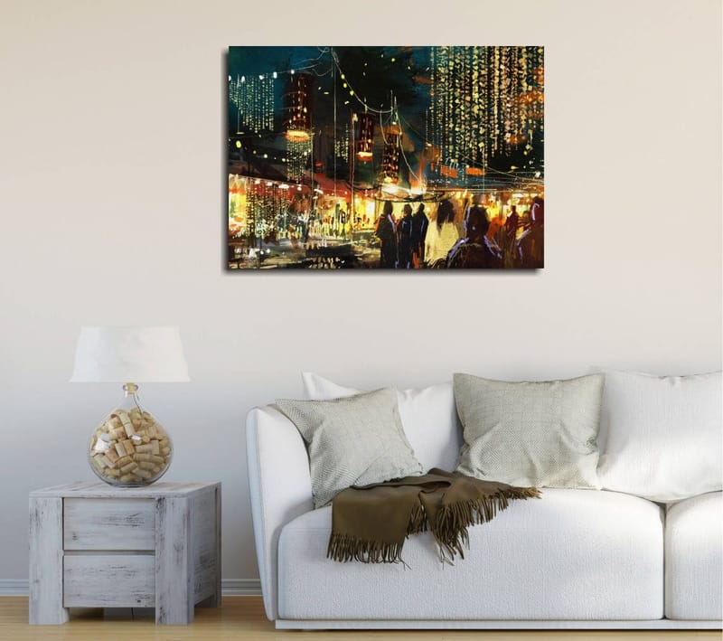 Dekorativ Canvasbilde 30x40 cm - Flerfarget - Innredning - Bilder & kunst - Lerretsbilder