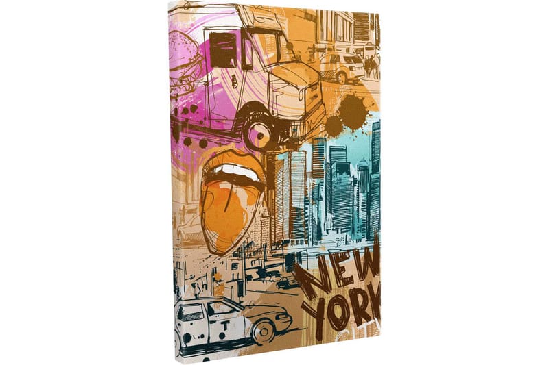 Dekorativ Canvasbilde 30x40 cm - Flerfarget - Innredning - Bilder & kunst - Lerretsbilder