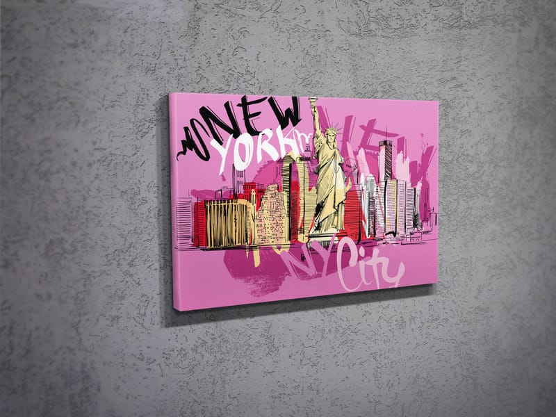 Dekorativ Canvasbilde 30x40 cm - Flerfarget - Innredning - Bilder & kunst - Lerretsbilder