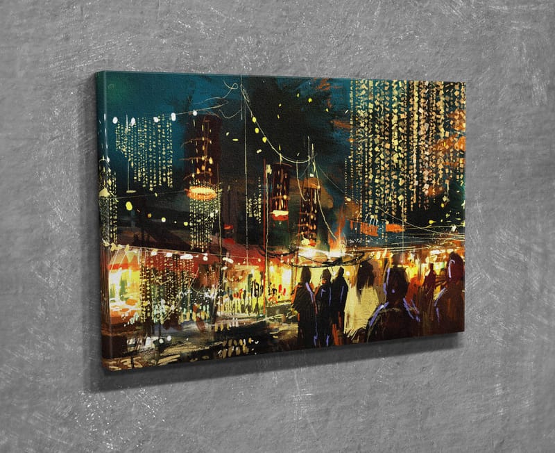 Dekorativ Canvasbilde 30x40 cm - Flerfarget - Innredning - Bilder & kunst - Lerretsbilder