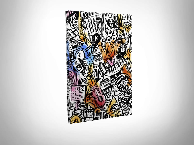 Dekorativ Canvasbilde 30x40 cm - Flerfarget - Innredning - Bilder & kunst - Lerretsbilder