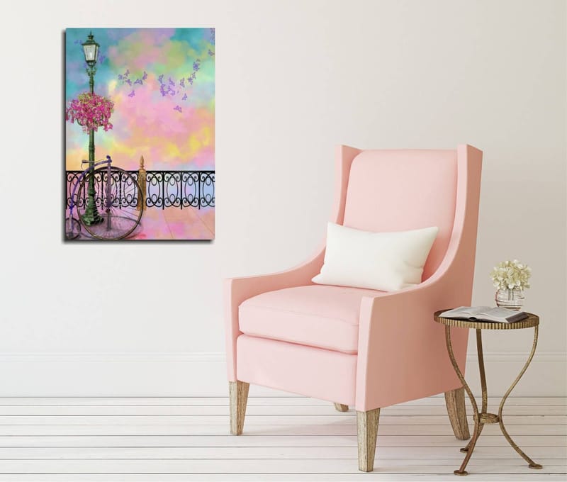 Dekorativ Canvasbilde 30x40 cm, Flerfarget