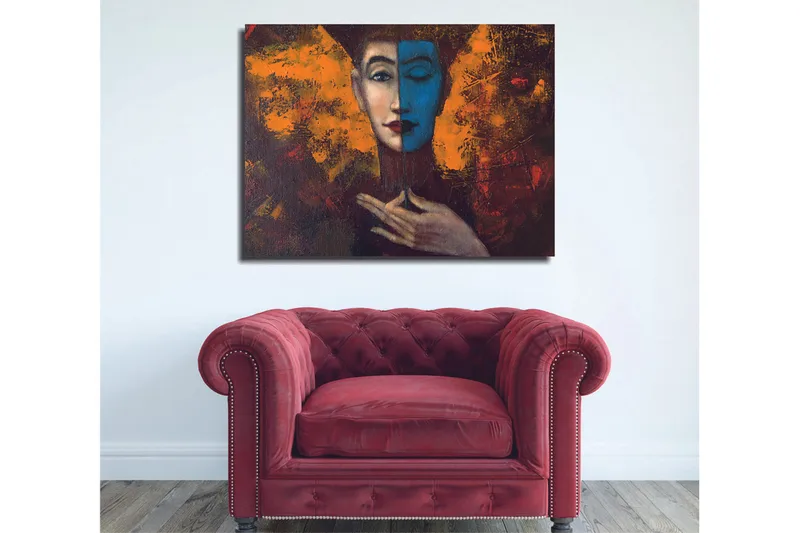 Dekorativ Canvasbilde 30x40 cm, Flerfarget