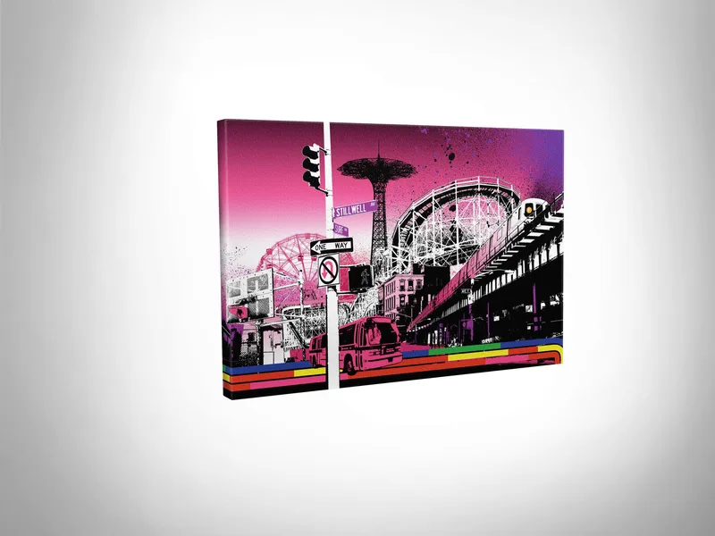 Dekorativ Canvasbilde 30x40 cm - Flerfarget - Innredning - Bilder & kunst - Lerretsbilder