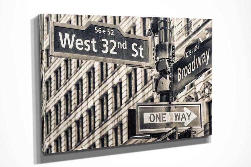 Dekorativ Canvasbilde 30x40 cm, Flerfarget