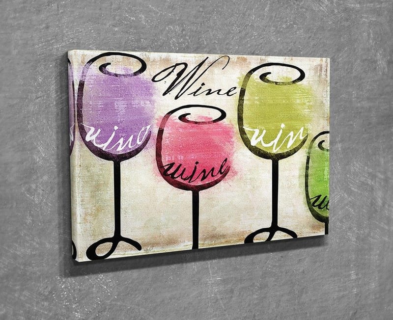 Dekorativ Canvasbilde 30x40 cm - Flerfarget - Innredning - Bilder & kunst - Lerretsbilder