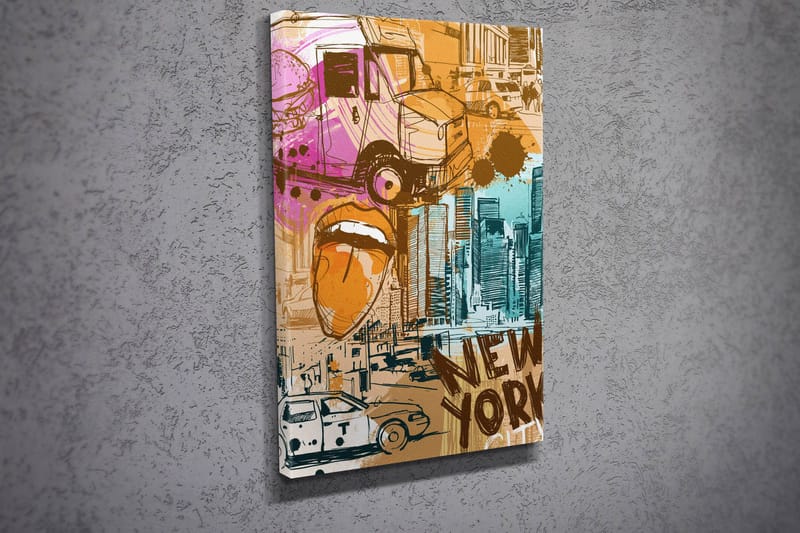 Dekorativ Canvasbilde 30x40 cm - Flerfarget - Innredning - Bilder & kunst - Lerretsbilder