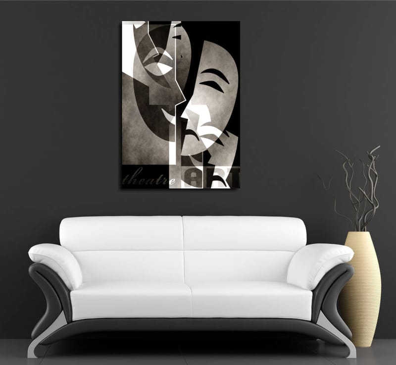 Dekorativ Canvasbilde 30x40 cm, Flerfarget