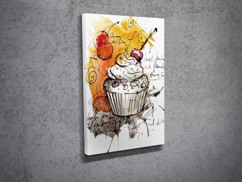 Dekorativ Canvasbilde 30x40 cm - Flerfarget - Innredning - Bilder & kunst - Lerretsbilder