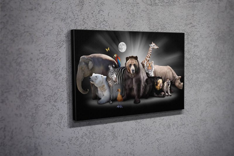 Dekorativ Canvasbilde 30x40 cm - Flerfarget - Innredning - Bilder & kunst - Lerretsbilder