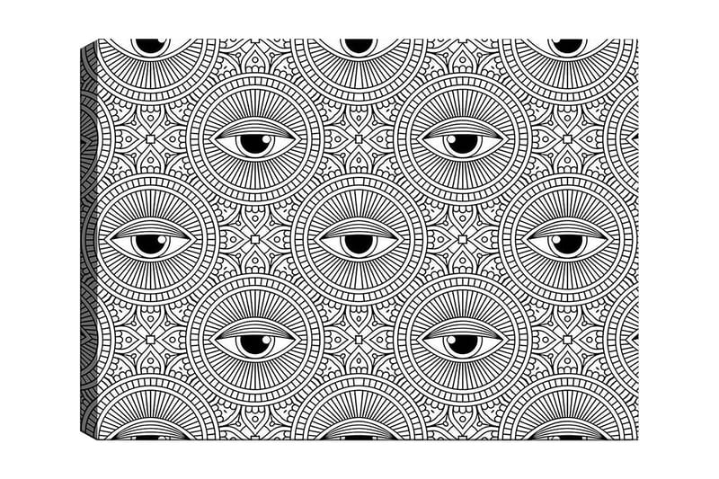 Dekorativ Canvasbilde 30x40 cm, Hvit|Svart