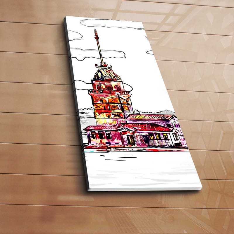 Dekorativ Canvasbilde 30x70 cm - Flerfarget - Innredning - Bilder & kunst - Lerretsbilder