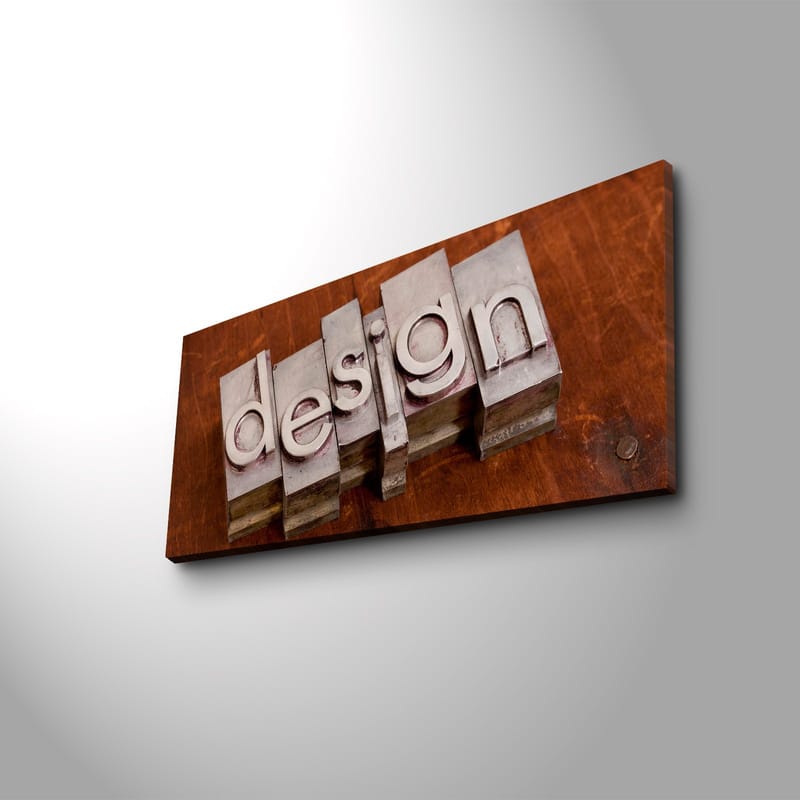 Dekorativ Canvasbilde 30x70 cm, Flerfarget