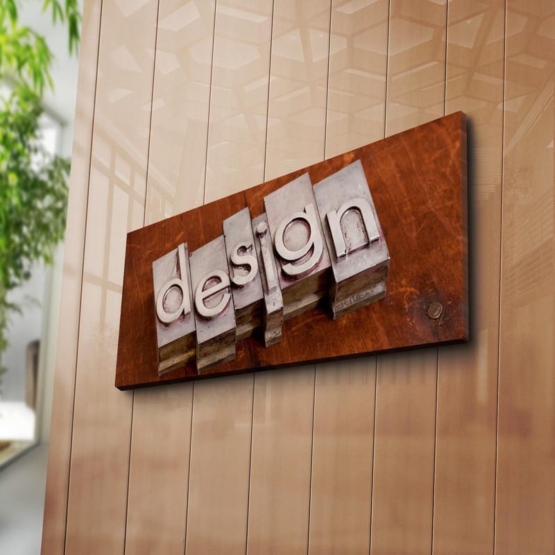 Dekorativ Canvasbilde 30x70 cm - Flerfarget - Innredning - Bilder & kunst - Lerretsbilder