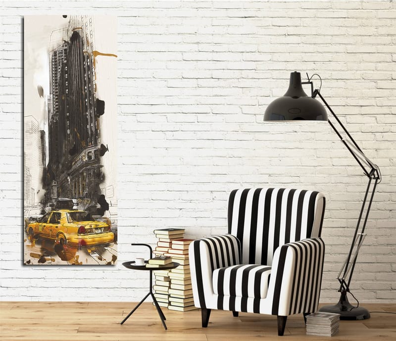 Dekorativ Canvasbilde 30x80 cm - Flerfarget - Innredning - Bilder & kunst - Lerretsbilder