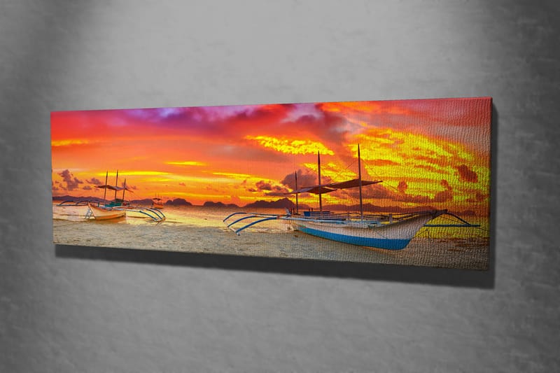 Dekorativ Canvasbilde 30x80 cm - Flerfarget - Innredning - Bilder & kunst - Lerretsbilder