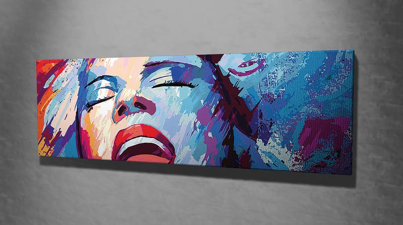 Dekorativ Canvasbilde 30x80 cm - Flerfarget - Innredning - Bilder & kunst - Lerretsbilder