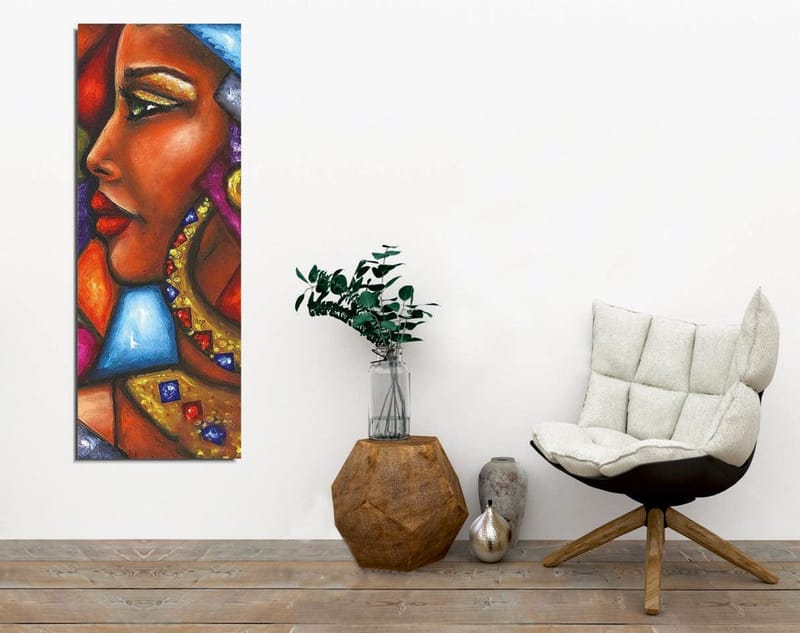 Dekorativ Canvasbilde 30x80 cm, Flerfarget