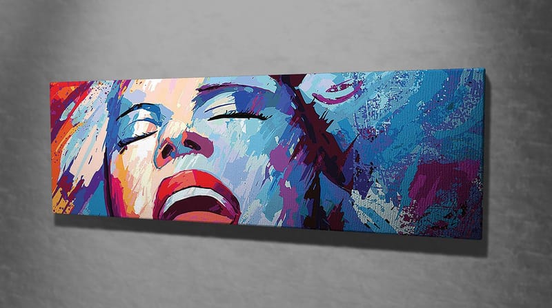 Dekorativ Canvasbilde 30x80 cm - Flerfarget - Innredning - Bilder & kunst - Lerretsbilder