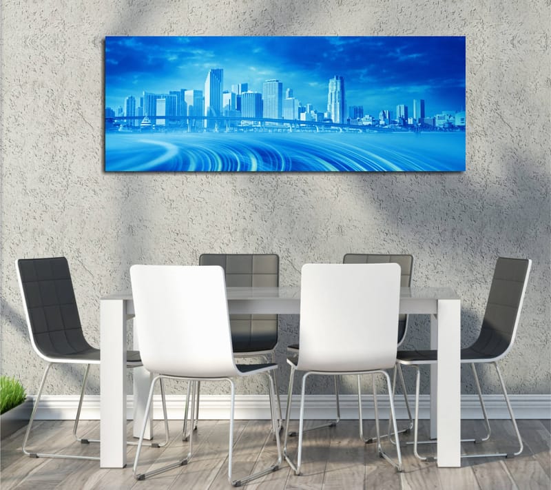 Dekorativ Canvasbilde 30x80 cm, Flerfarget