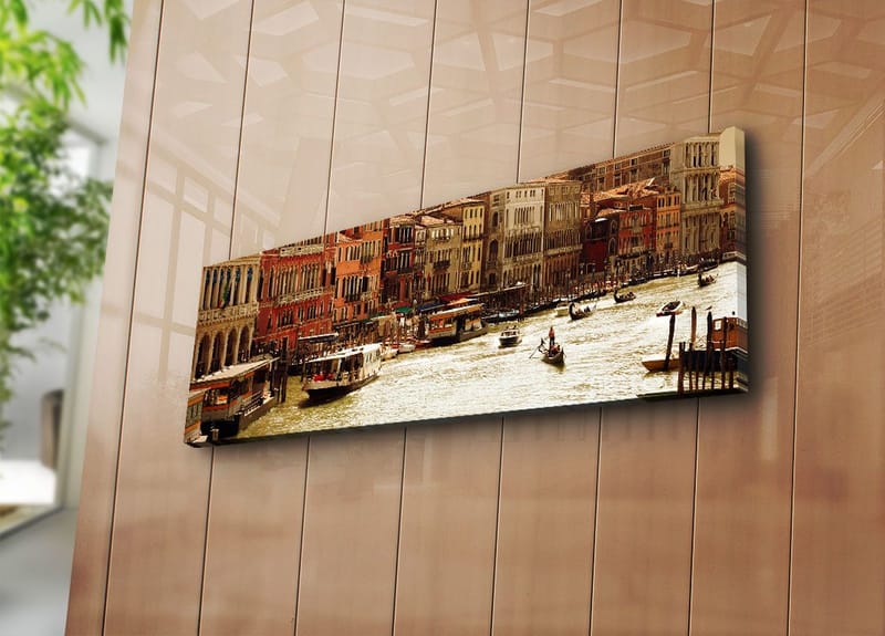 Dekorativ Canvasbilde 30x90 cm - Flerfarget - Innredning - Bilder & kunst - Lerretsbilder