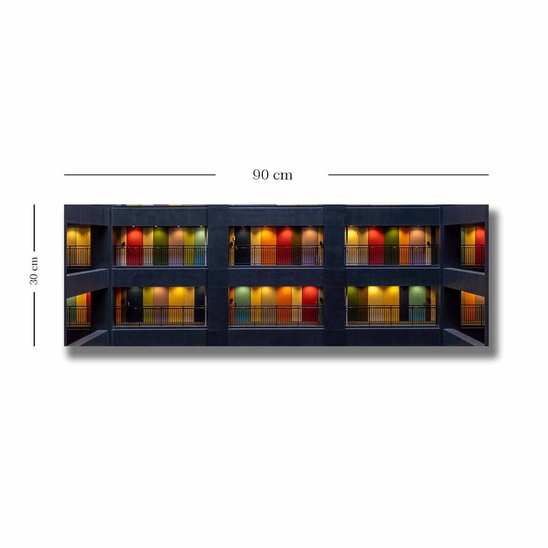 Dekorativ Canvasbilde 30x90 cm - Flerfarget - Innredning - Bilder & kunst - Lerretsbilder