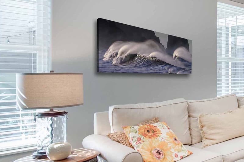 Dekorativ Canvasbilde 30x90 cm - Flerfarget - Innredning - Bilder & kunst - Lerretsbilder