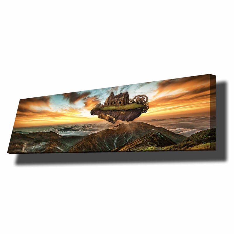 Dekorativ Canvasbilde 30x90 cm - Flerfarget - Innredning - Bilder & kunst - Lerretsbilder