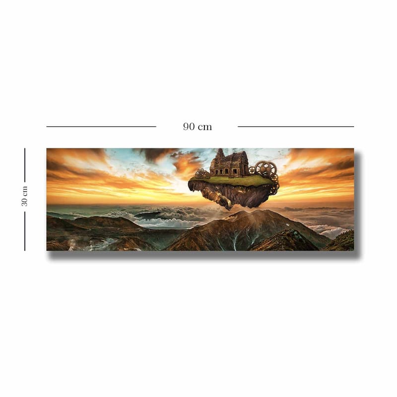 Dekorativ Canvasbilde 30x90 cm - Flerfarget - Innredning - Bilder & kunst - Lerretsbilder