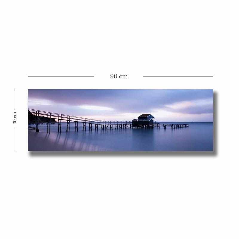 Dekorativ Canvasbilde 30x90 cm - Flerfarget - Innredning - Bilder & kunst - Lerretsbilder