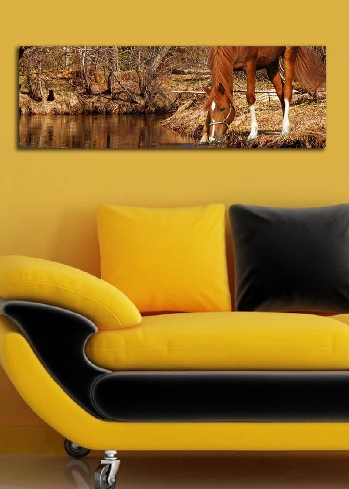 Dekorativ Canvasbilde 30x90 cm - Flerfarget - Innredning - Bilder & kunst - Lerretsbilder