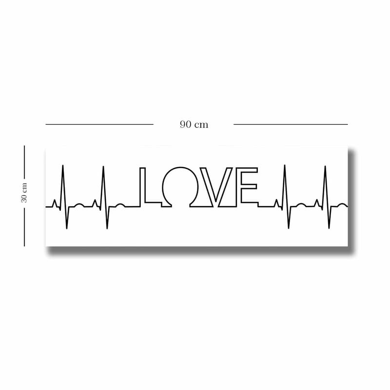 Dekorativ Canvasbilde 30x90 cm - Flerfarget - Innredning - Bilder & kunst - Lerretsbilder