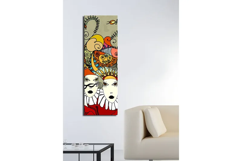 Dekorativ Canvasbilde 30x90 cm - Flerfarget - Innredning - Bilder & kunst - Lerretsbilder