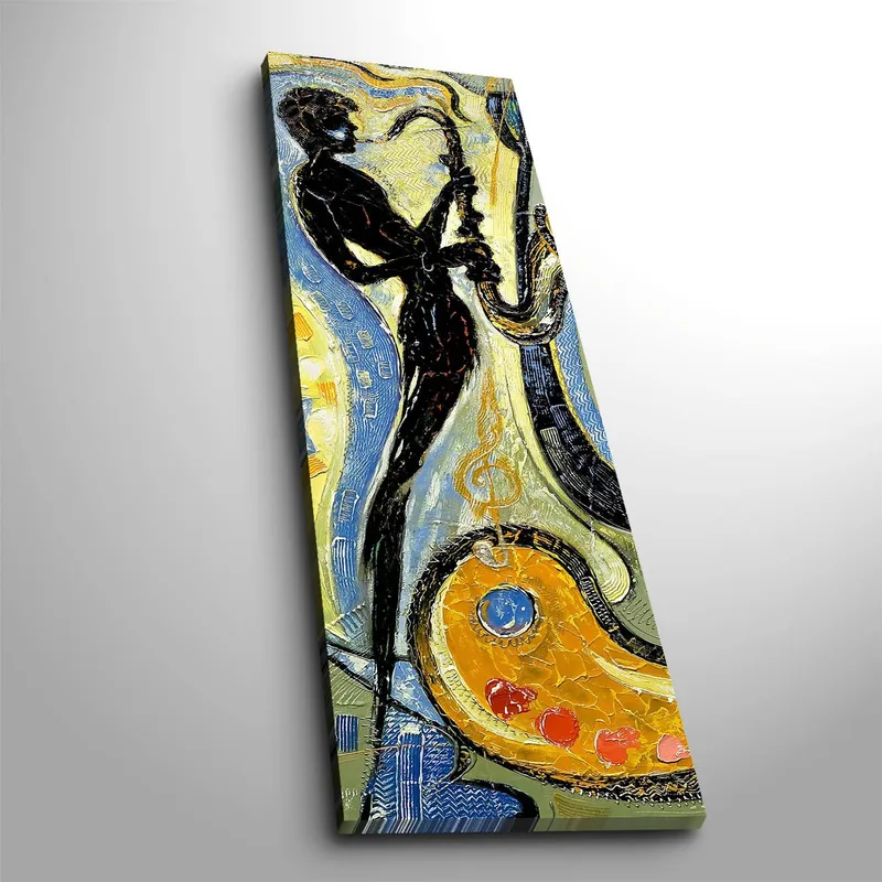 Dekorativ Canvasbilde 30x90 cm, Flerfarget