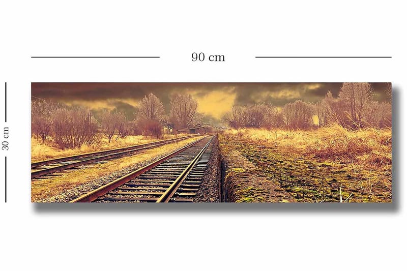 Dekorativ Canvasbilde 30x90 cm - Flerfarget - Innredning - Bilder & kunst - Lerretsbilder