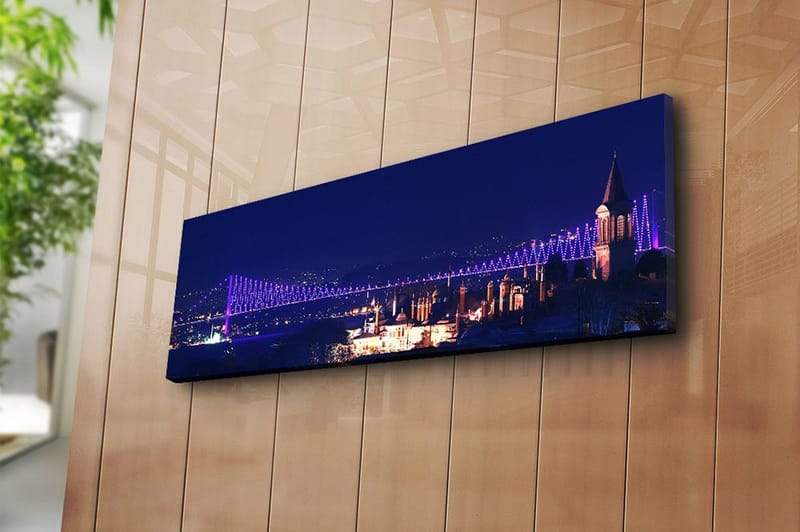 Dekorativ Canvasbilde 30x90 cm - Flerfarget - Innredning - Bilder & kunst - Lerretsbilder