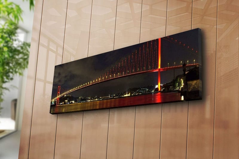 Dekorativ Canvasbilde 30x90 cm - Flerfarget - Innredning - Bilder & kunst - Lerretsbilder