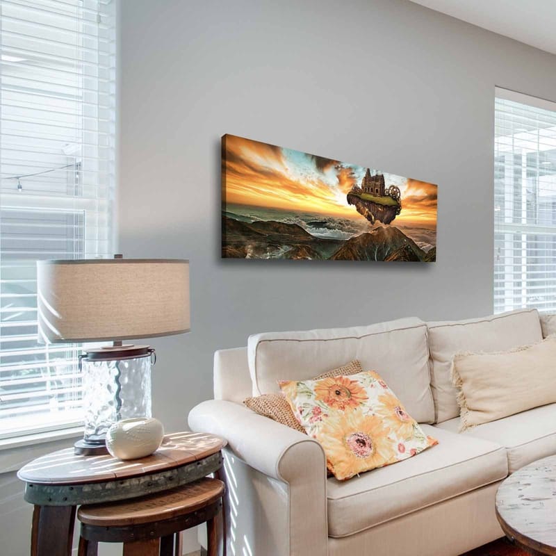 Dekorativ Canvasbilde 30x90 cm - Flerfarget - Innredning - Bilder & kunst - Lerretsbilder