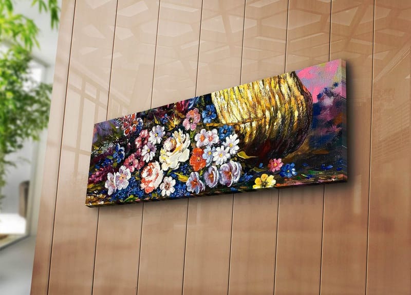 Dekorativ Canvasbilde 30x90 cm - Flerfarget - Innredning - Bilder & kunst - Lerretsbilder