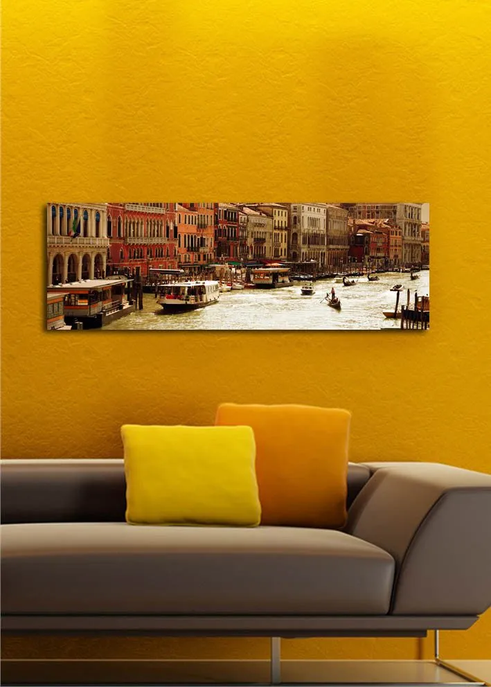 Dekorativ Canvasbilde 30x90 cm - Flerfarget - Innredning - Bilder & kunst - Lerretsbilder