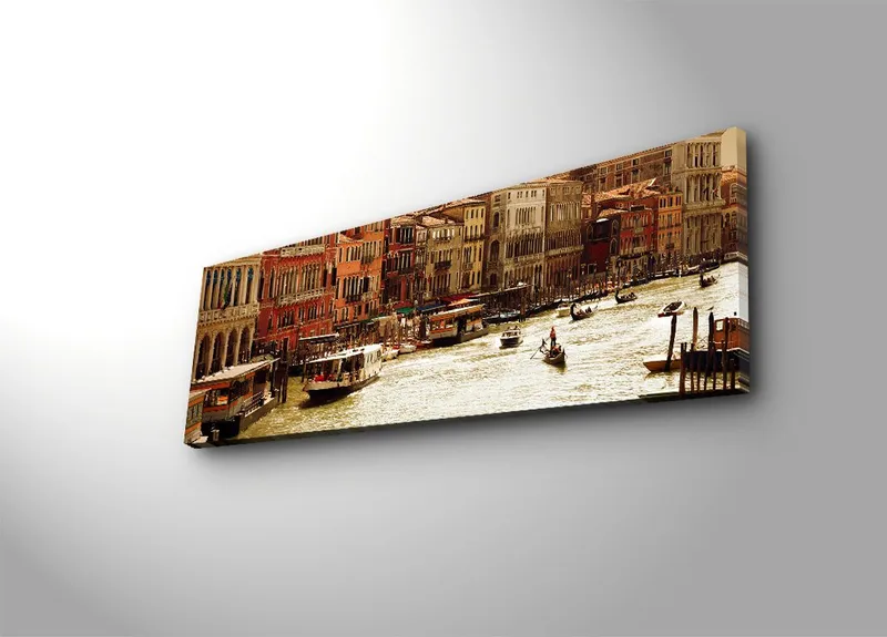 Dekorativ Canvasbilde 30x90 cm, Flerfarget