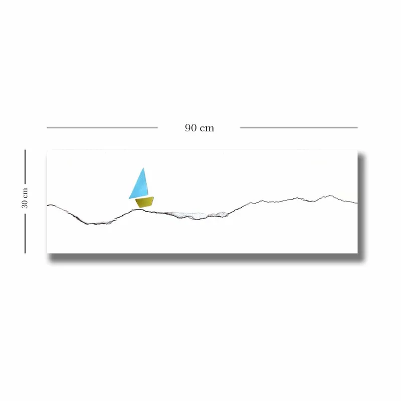 Dekorativ Canvasbilde 30x90 cm - Flerfarget - Innredning - Bilder & kunst - Lerretsbilder