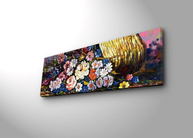 Dekorativ Canvasbilde 30x90 cm, Flerfarget