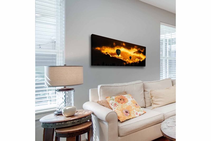 Dekorativ Canvasbilde 30x90 cm, Flerfarget