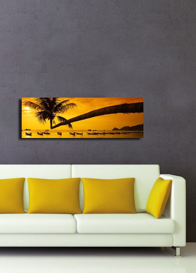 Dekorativ Canvasbilde 30x90 cm - Flerfarget - Innredning - Bilder & kunst - Lerretsbilder