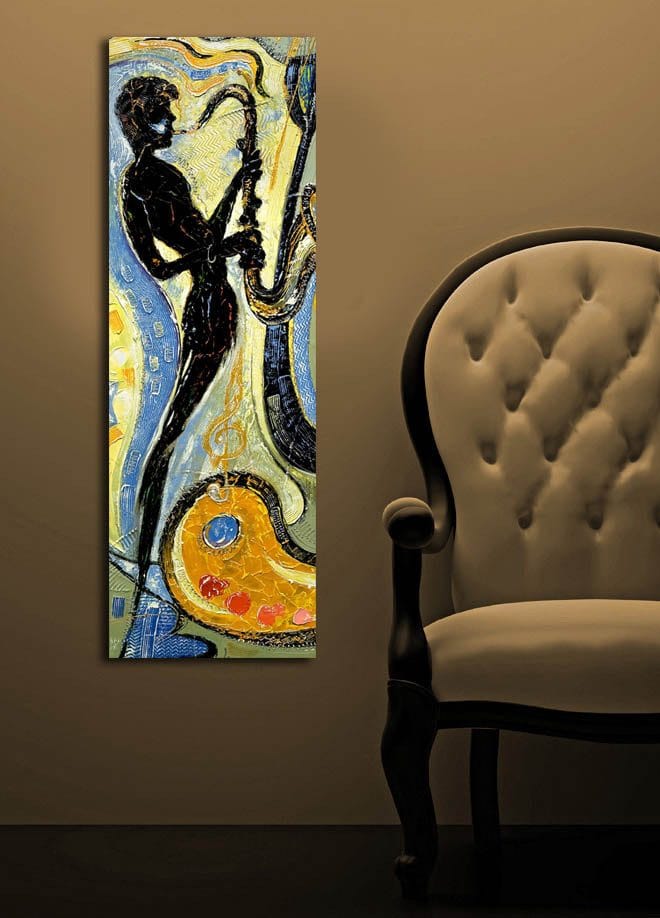 Dekorativ Canvasbilde 30x90 cm - Flerfarget - Innredning - Bilder & kunst - Lerretsbilder