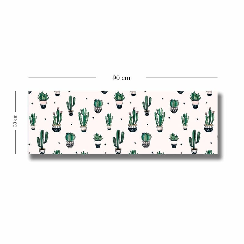 Dekorativ Canvasbilde 30x90 cm - Flerfarget - Innredning - Bilder & kunst - Lerretsbilder