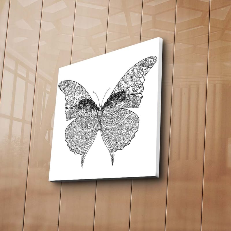Dekorativ Canvasbilde 45x45 cm - Flerfarget - Innredning - Bilder & kunst - Lerretsbilder